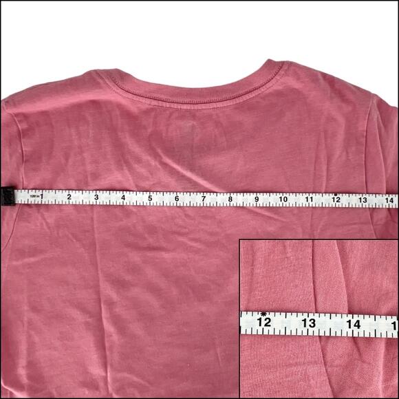 PositiviTees Be Kind T-Shirt Top S (4-6) Dusky Rose Pink Crew Neck Short Sleeve - Picture 7 of 11